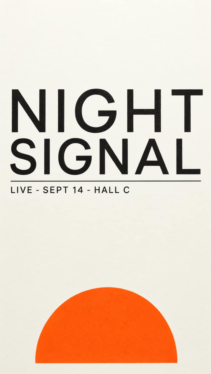 Typographic poster sample generated with MOSS-Image