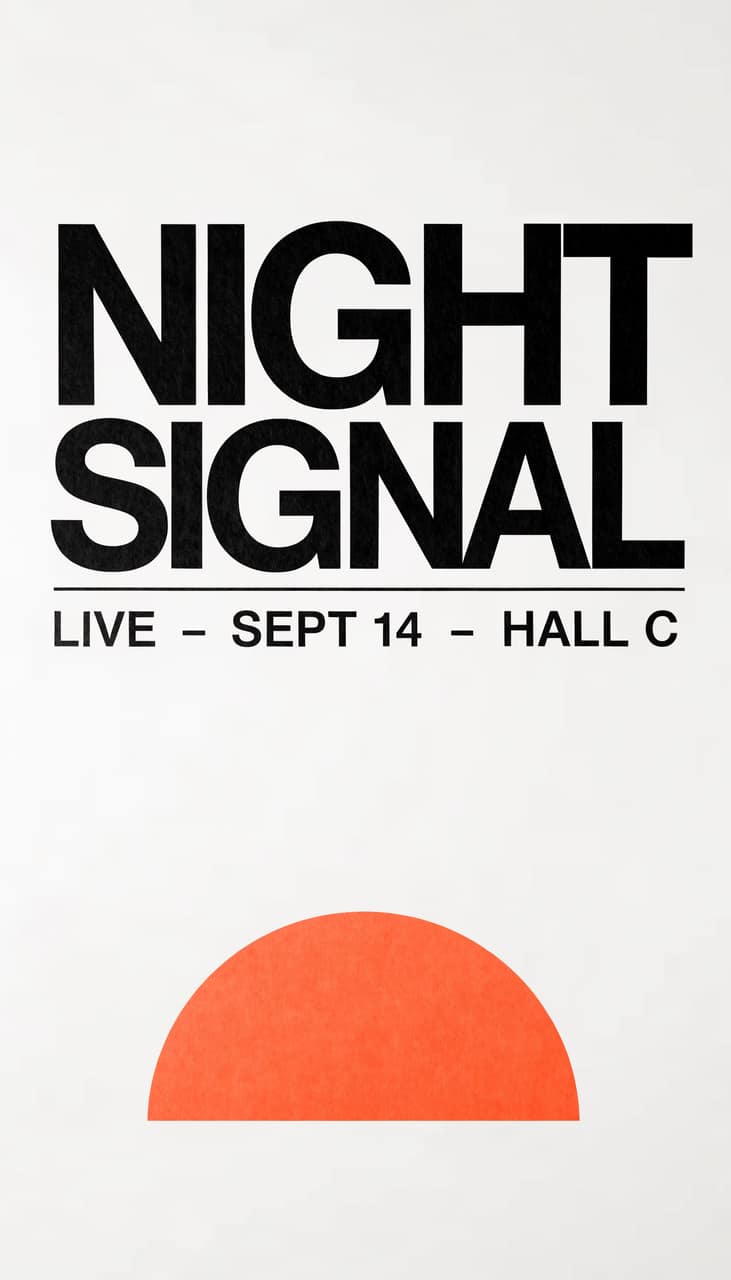 Typographic poster sample generated with Recraft v4.1 Pro