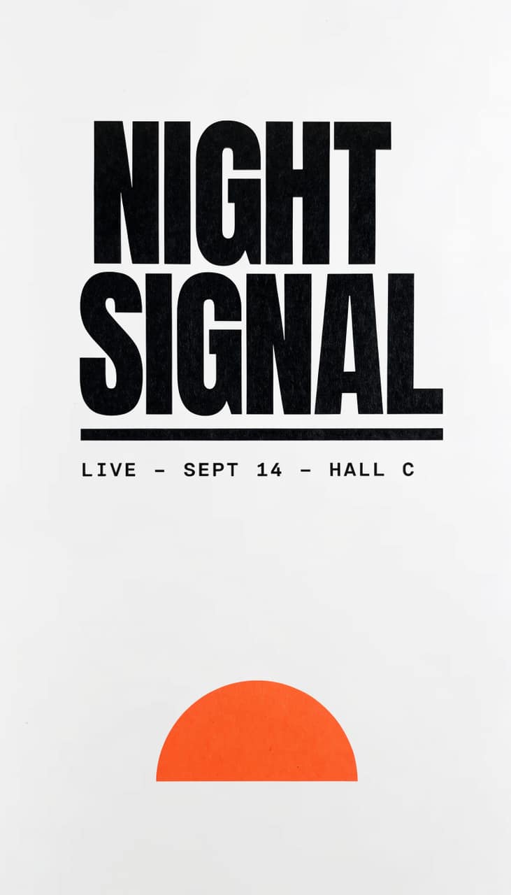 Typographic poster sample generated with Recraft v4.1