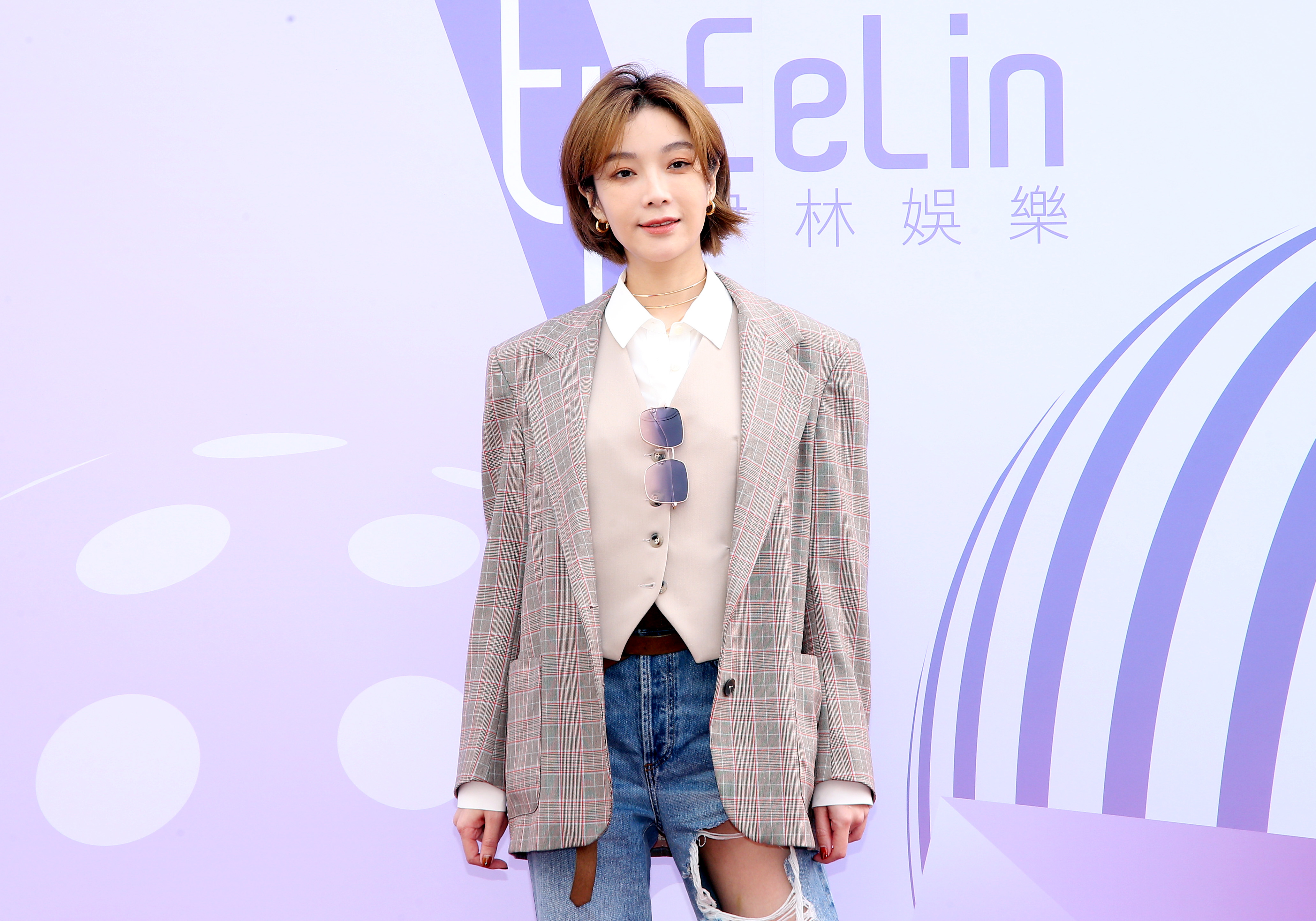 金鐘視后蔡淑臻出席伊林龍年開工團拜。（圖／伊林娛樂 提供）