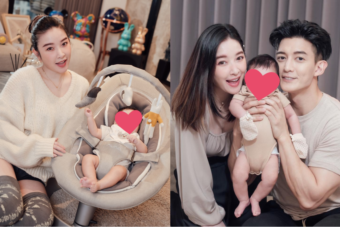 許維恩與王家梁6月迎來寶貝女兒「忒忒」。(圖/翻攝自許維恩臉書)