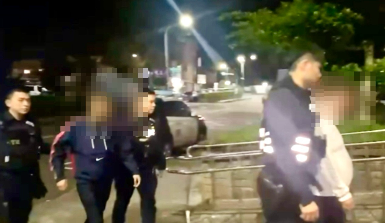 警方案發後4小時查獲2名涉案嫌犯。（圖／翻攝畫面）