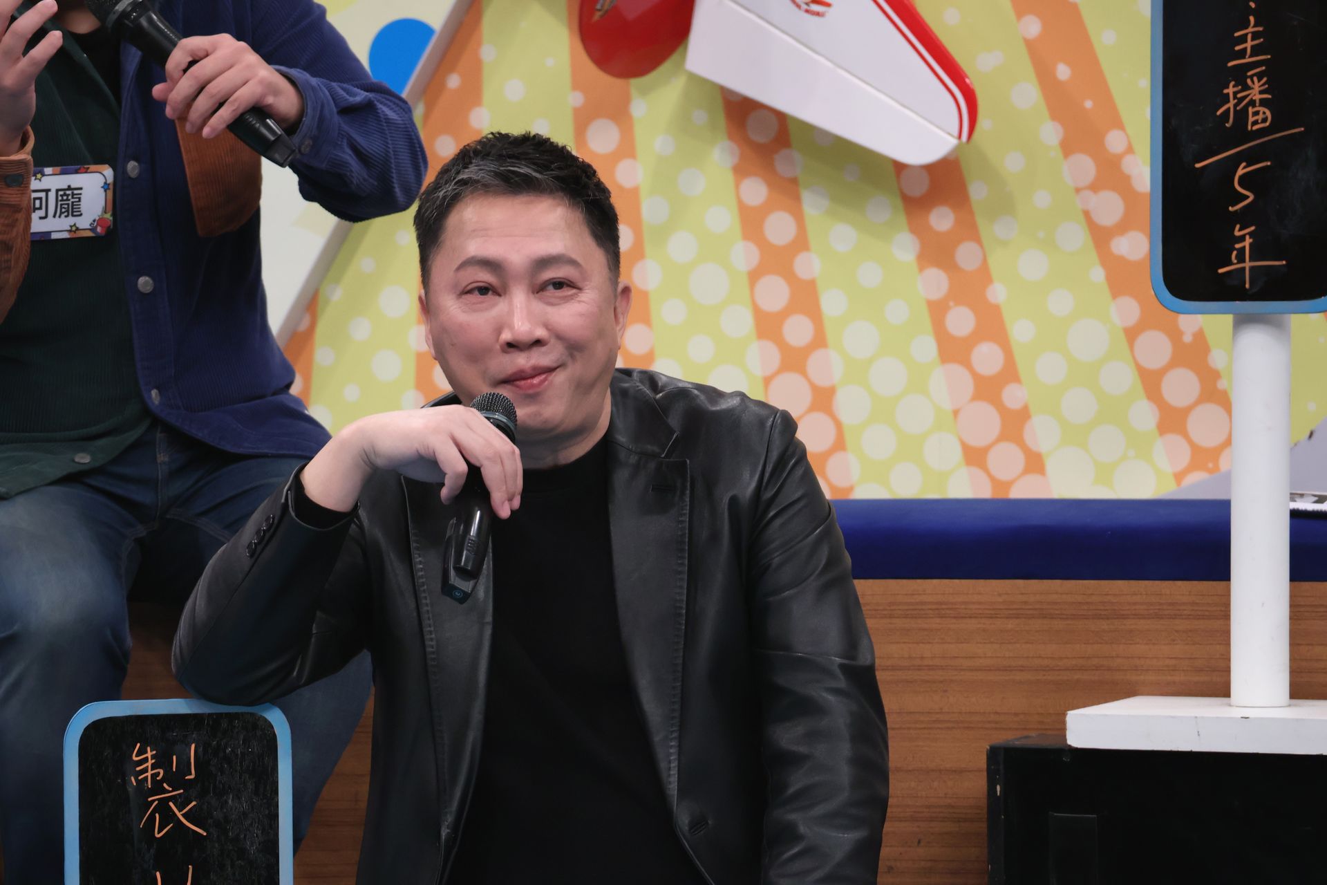 趙正平提到當初進演藝圈的過程。（圖／中天綜合台提供）