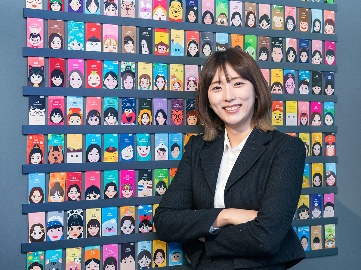 The Pinkfong Compnay 商務長Gemma Joo受邀為《All Star 學齡前動畫共同開發計畫》大師講堂授課。（圖／安然製作有限公司提供）