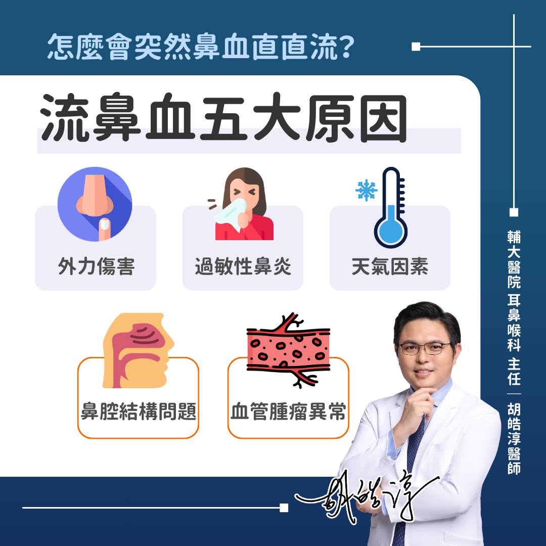 常流鼻血怎麼辦？流鼻血處理5步驟、吃這些！罹癌症狀一次看