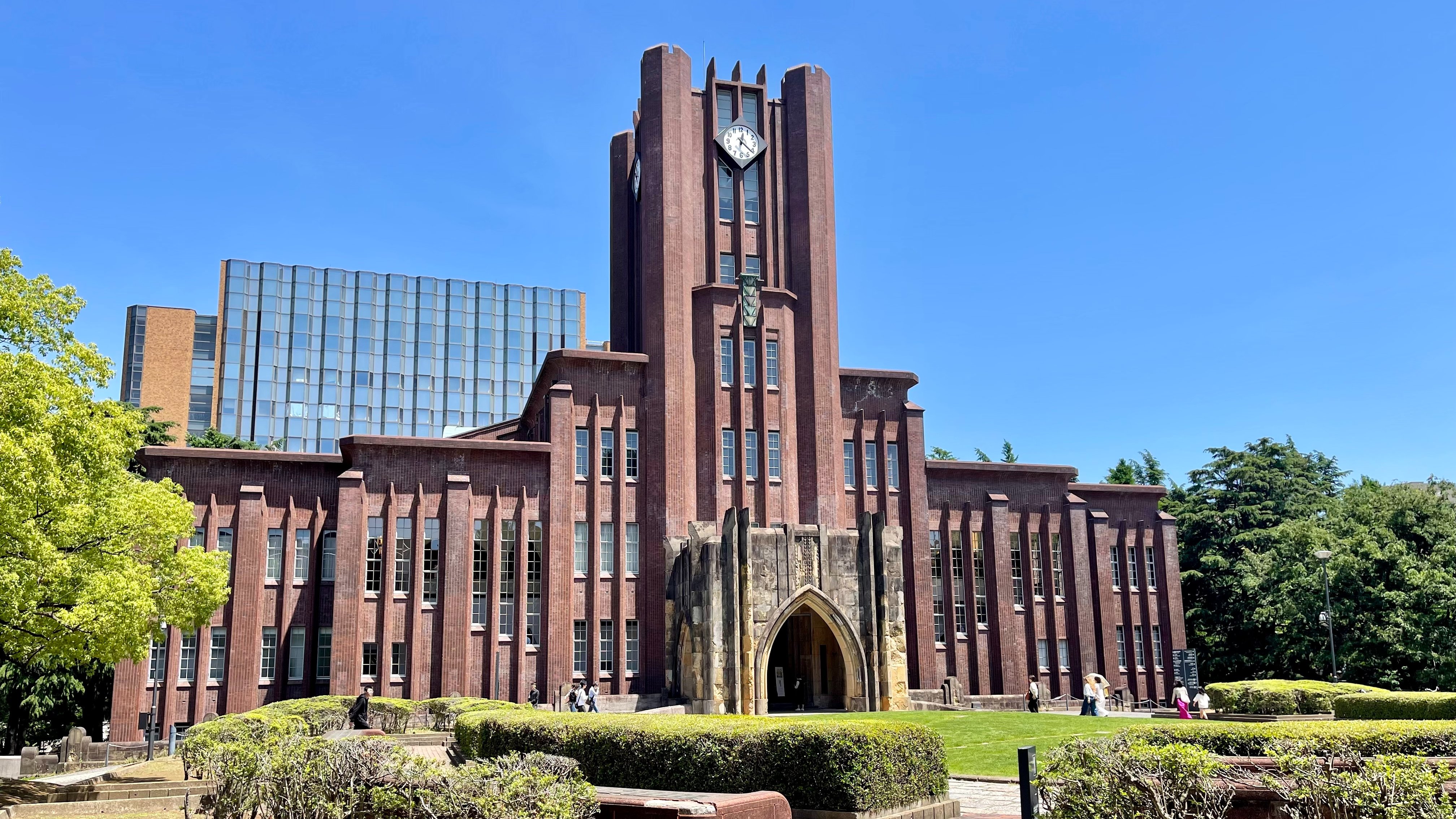日本東京大學校園。(圖/翻攝自X)