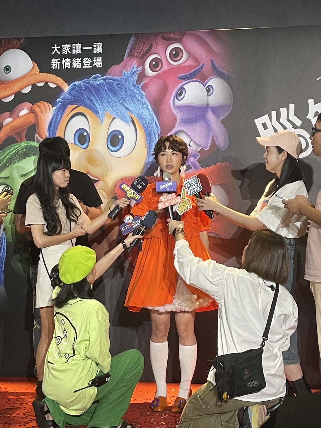 Lulu出席記者會分享配音心得。（圖／記者 陳曉涵攝）