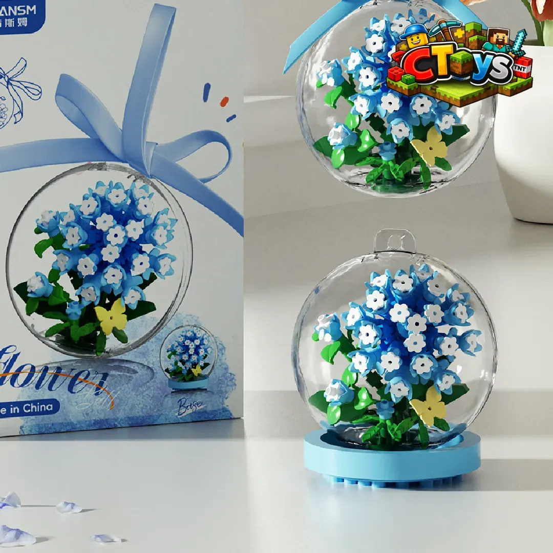 Mô Hình Lắp Ráp Cầu Pha Lê Hoa Ước Nguyện - Đồ Chơi Xếp Hình Hoa Hồng, Tulip Decor Quà Tặng Người Yêu CTLG020 thumbnail 4