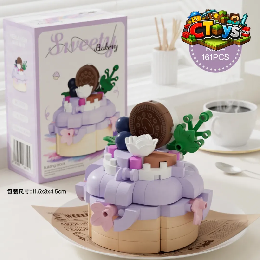 Mô Hình Lắp Ráp Bánh Kem Mini DIY - Đồ Chơi Xếp Hình Bánh Ngọt Decor Bàn Học Siêu Xinh Chữa Lành Tâm Hồn CTLG024 thumbnail 6