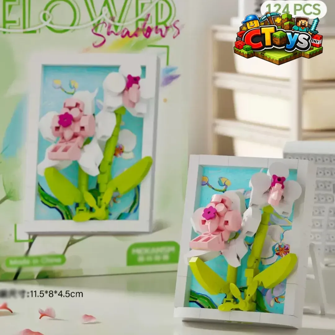 Mô Hình Lắp Ráp Tranh Hoa Nổi 3D - Đồ Chơi Xếp Hình Bức Tranh Nghệ Thuật Decor Bàn Học, Phòng Ngủ CTLG030