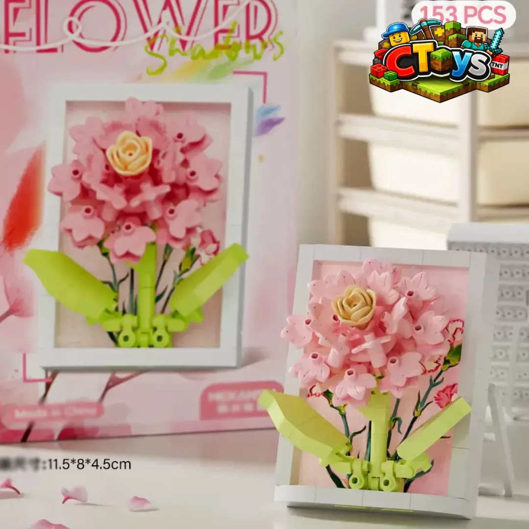 Mô Hình Lắp Ráp Tranh Hoa Nổi 3D - Đồ Chơi Xếp Hình Bức Tranh Nghệ Thuật Decor Bàn Học, Phòng Ngủ CTLG030 thumbnail 2