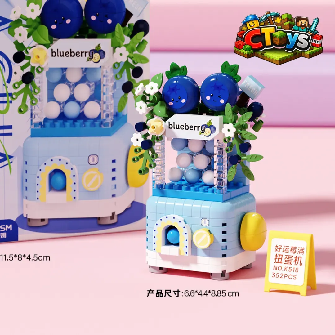 Mô Hình Lắp Ráp Máy Gacha Trái Cây - Đồ Chơi Xếp Hình Máy Quay Thưởng Mini DIY 6 Mẫu Siêu Cute CTLG026 thumbnail 6