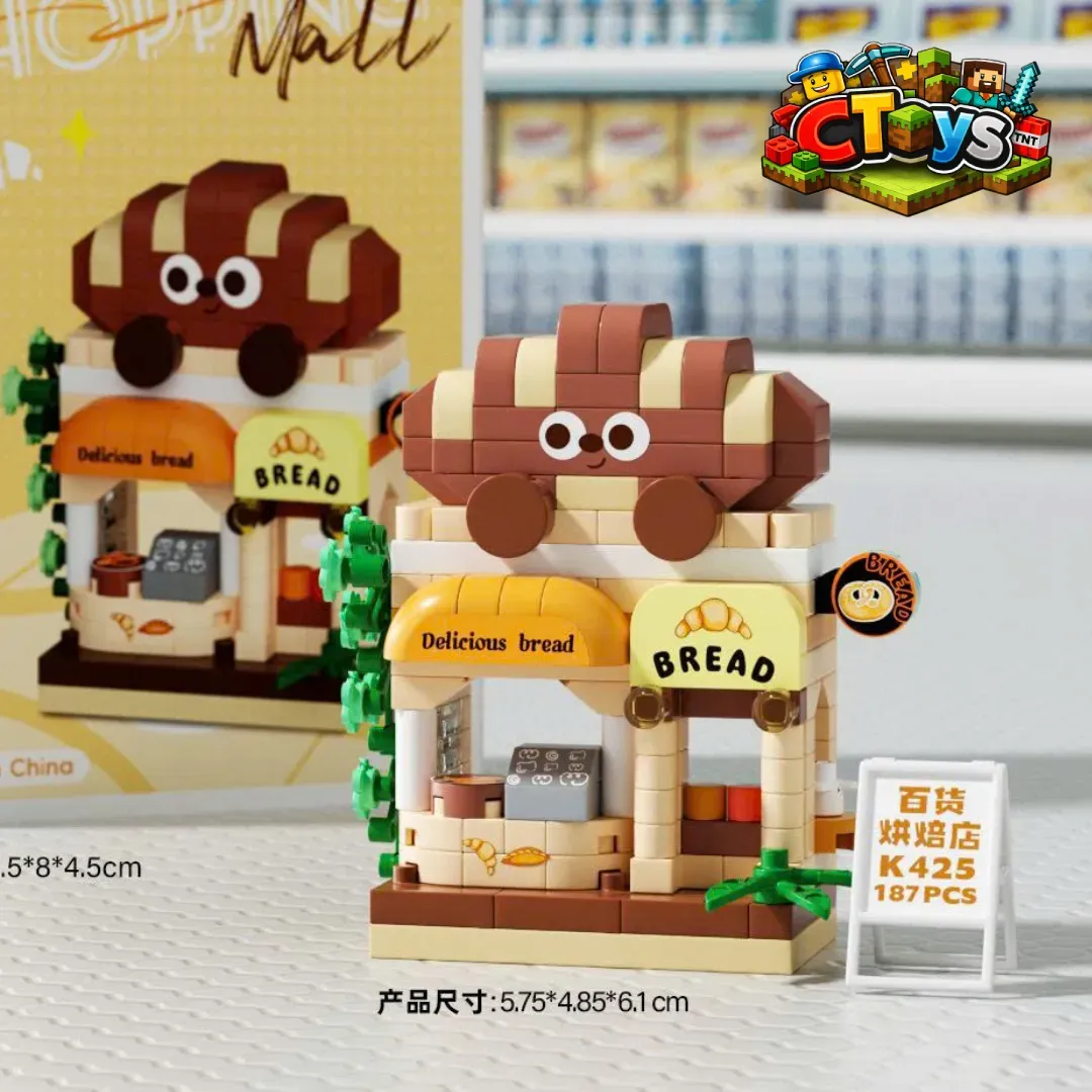 Mô Hình Lắp Ráp Siêu Thị Mini - Đồ Chơi Xếp Hình Cửa Hàng Tiện Lợi DIY Decor Bàn Học Siêu Dễ Thương CTLG011