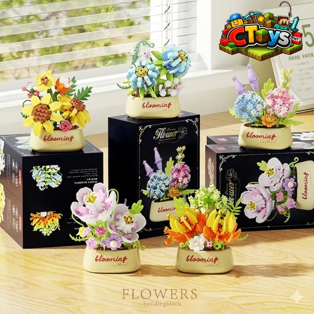 Mô Hình Lắp Ráp Chậu Hoa Rừng Nghệ Thuật - Đồ Chơi Xếp Hình DIY Decor Bàn Học, Phòng Ngủ Siêu Xinh CTLG029