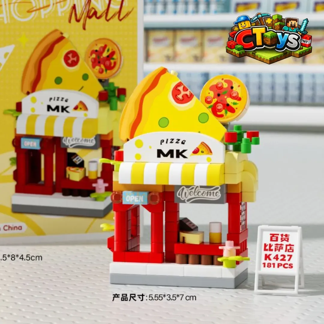 Mô Hình Lắp Ráp Siêu Thị Mini - Đồ Chơi Xếp Hình Cửa Hàng Tiện Lợi DIY Decor Bàn Học Siêu Dễ Thương CTLG011