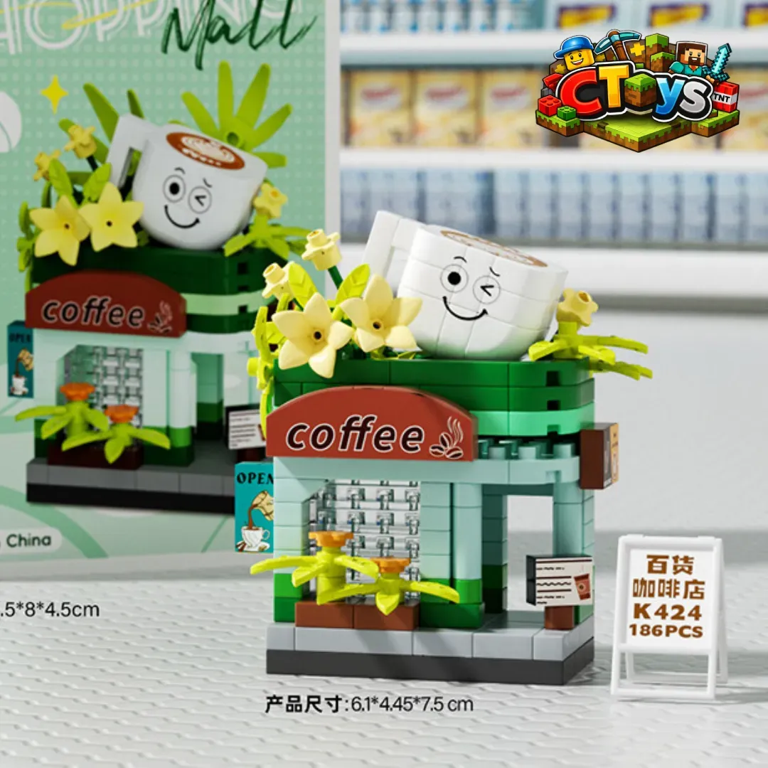 Mô Hình Lắp Ráp Siêu Thị Mini - Đồ Chơi Xếp Hình Cửa Hàng Tiện Lợi DIY Decor Bàn Học Siêu Dễ Thương CTLG011