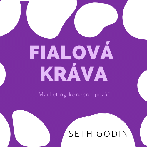 Fialová kráva - obálka knihy