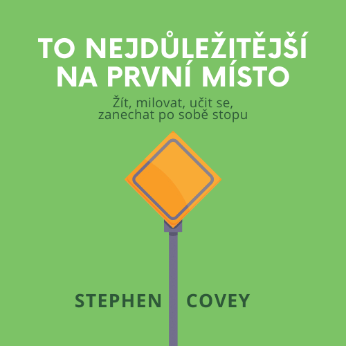 To nejdůležitější na první místo - obálka knihy