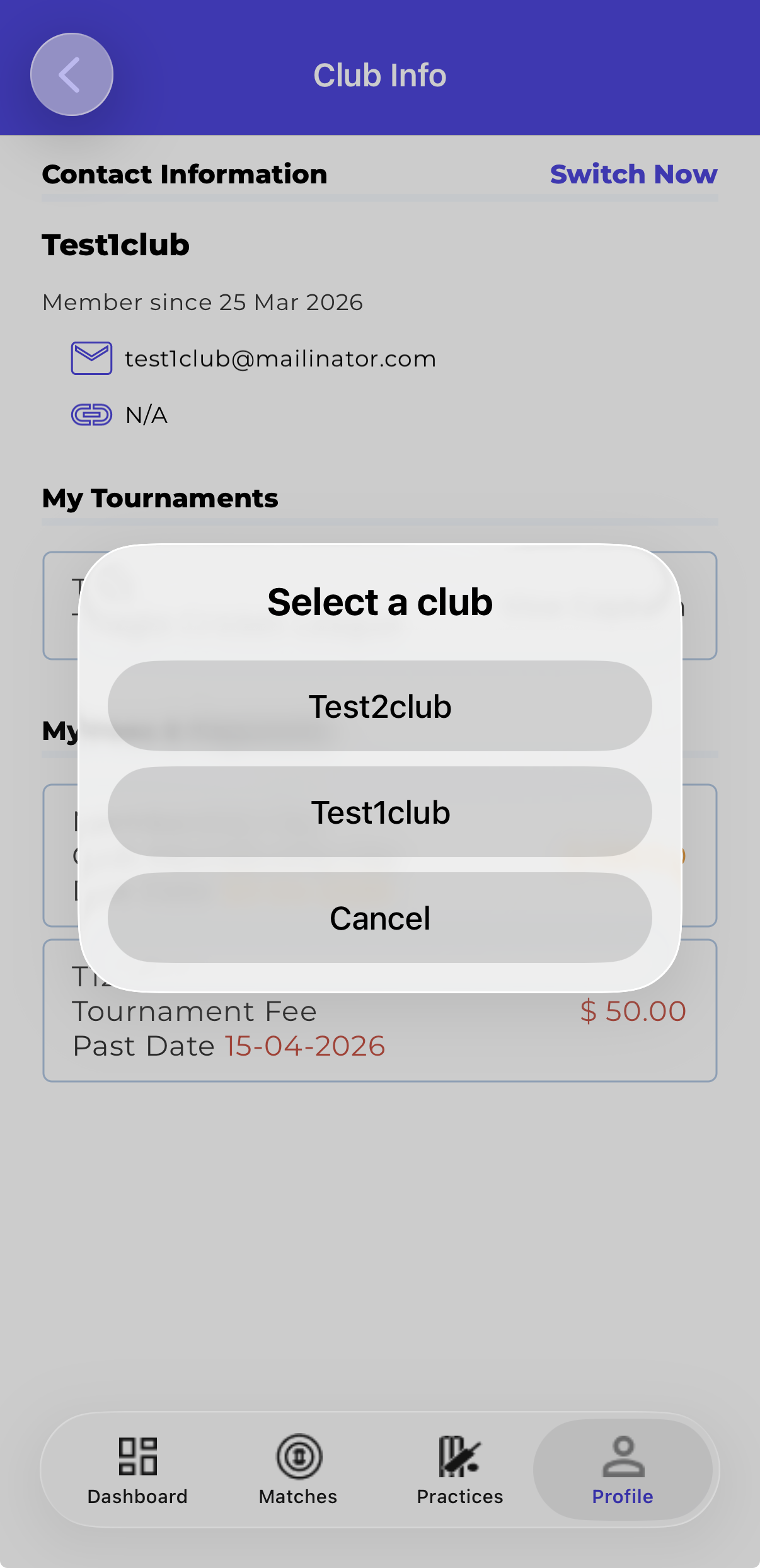 Mobile — Switch Club