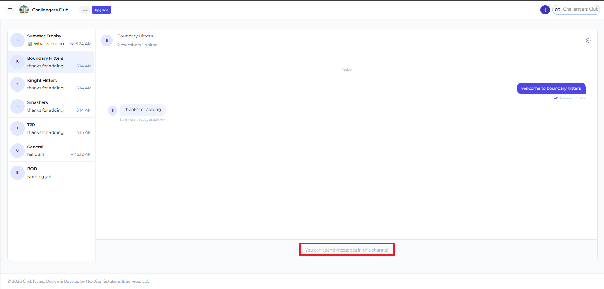 A locked tournament channel with a disabled message input after a subscription downgrade