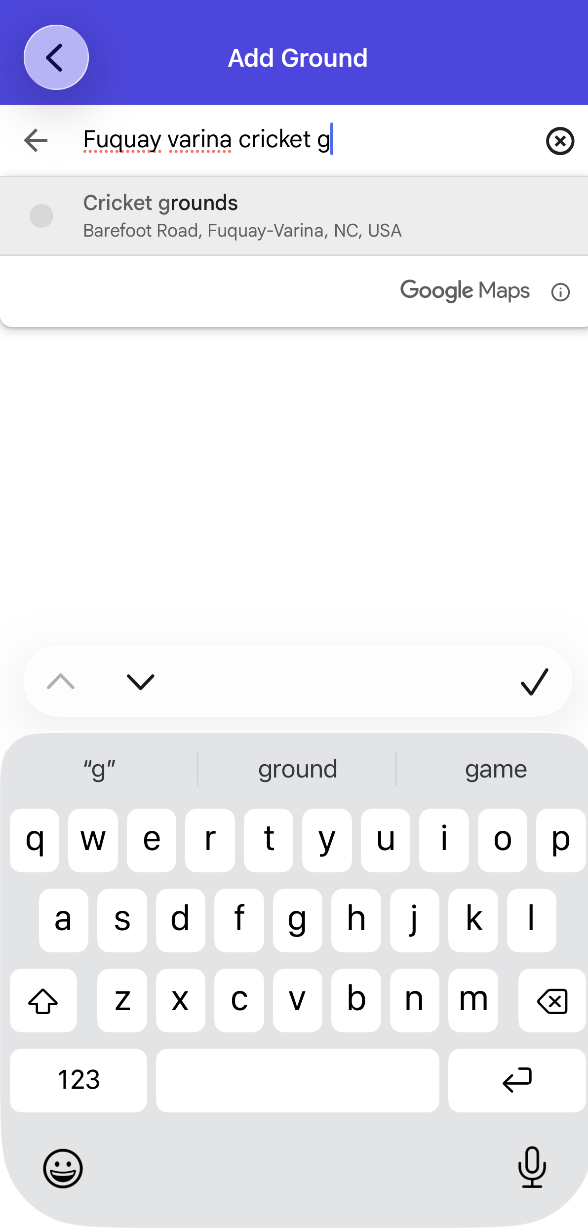 Mobile — Search Grounds