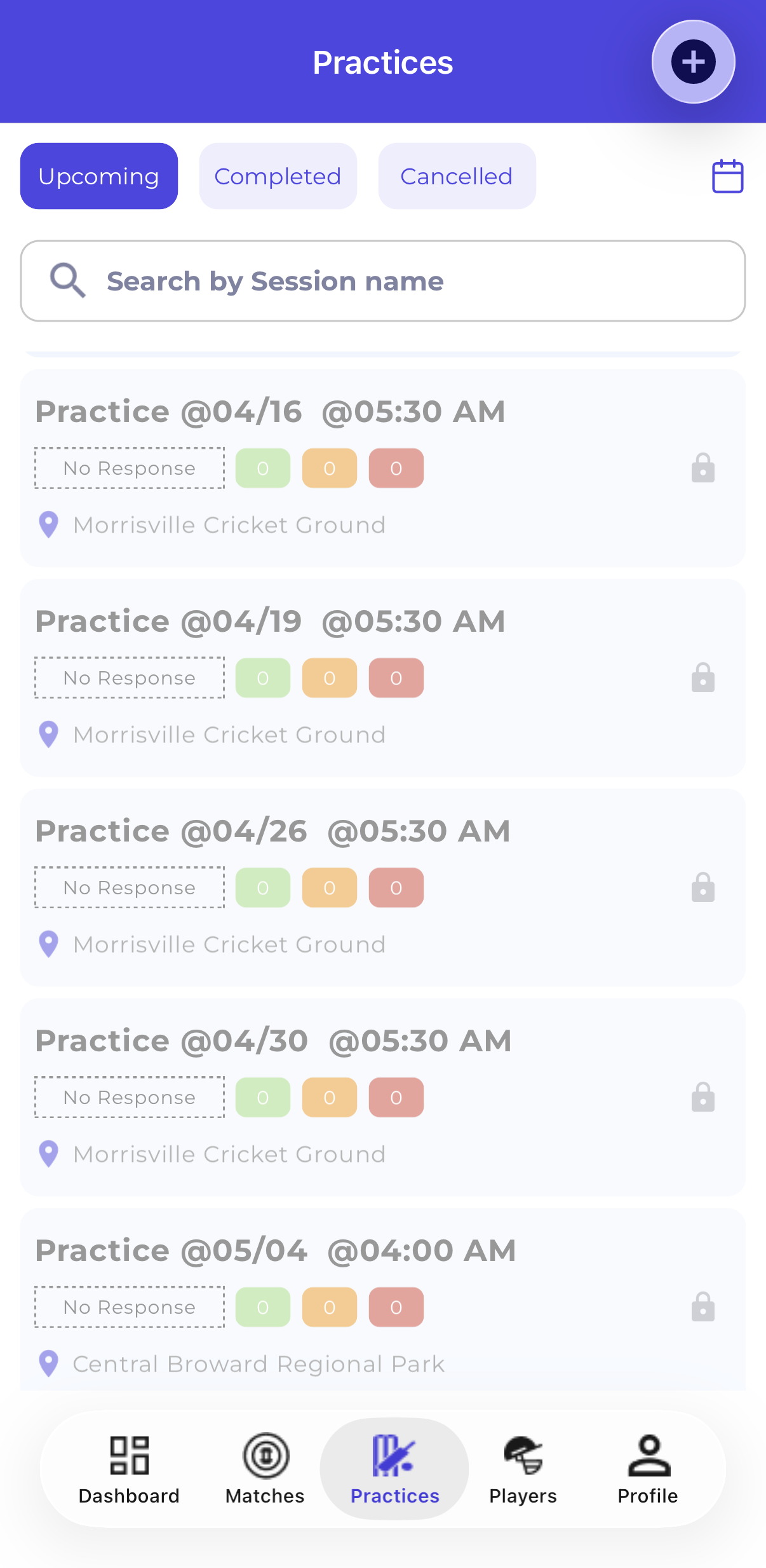 Mobile — Locked Practices Lock Icon