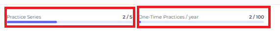 Practice Usage Counters