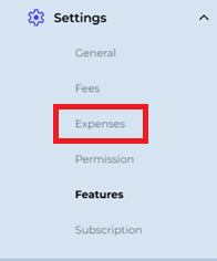 Expenses Nav Item Visible — Feature ON