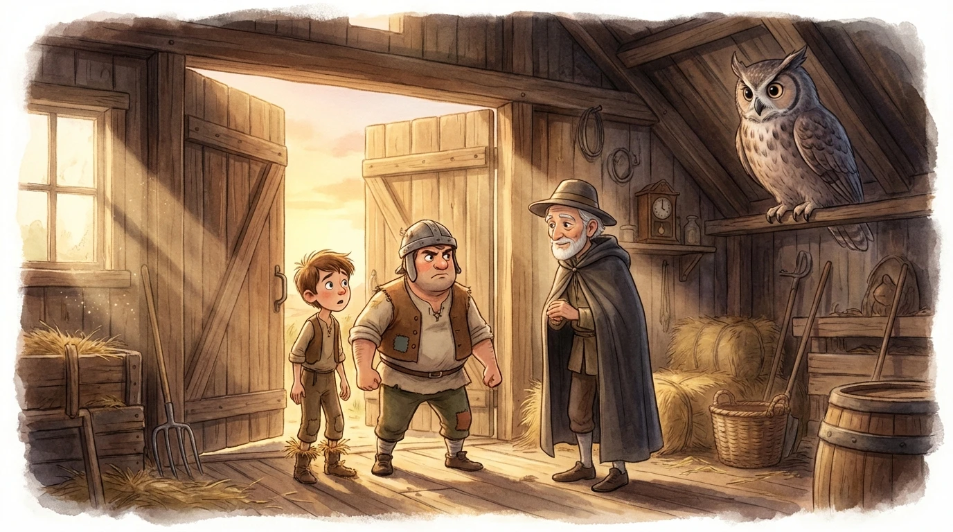 The Owl - Scene 8: At last a calm elder spoke: Owls hunt at night and rest…