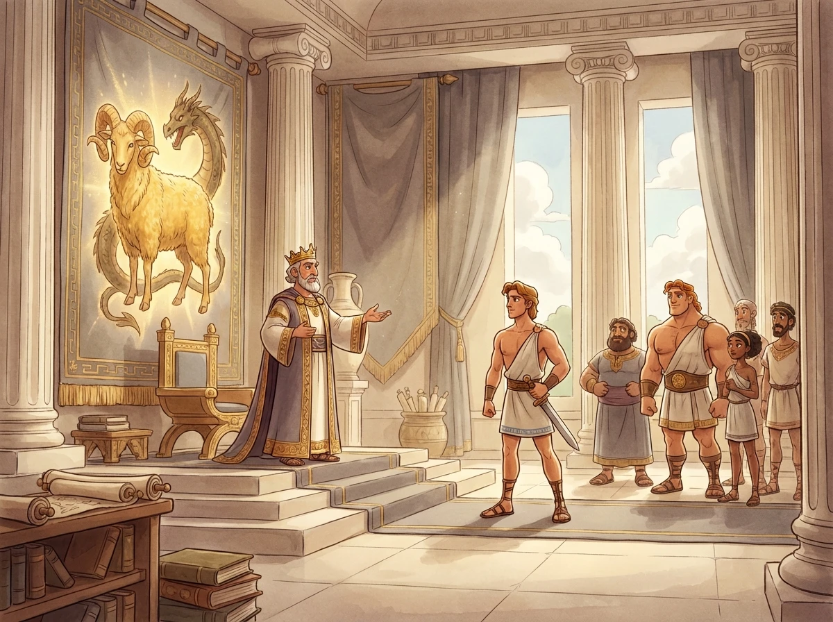 Jason and the Argonauts: The Quest for the Golden Fleece - Scene 3: Pelias could not kill Jason publicly. Instead, he devised a trap. "I…