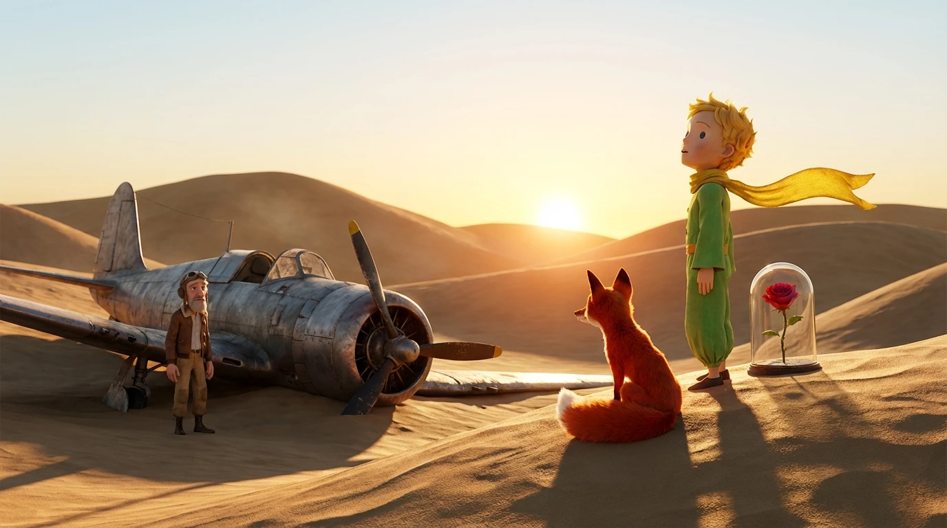 The Little Prince - Scene 1: Six years ago, my plane crashed in the heart of the Sahara.…