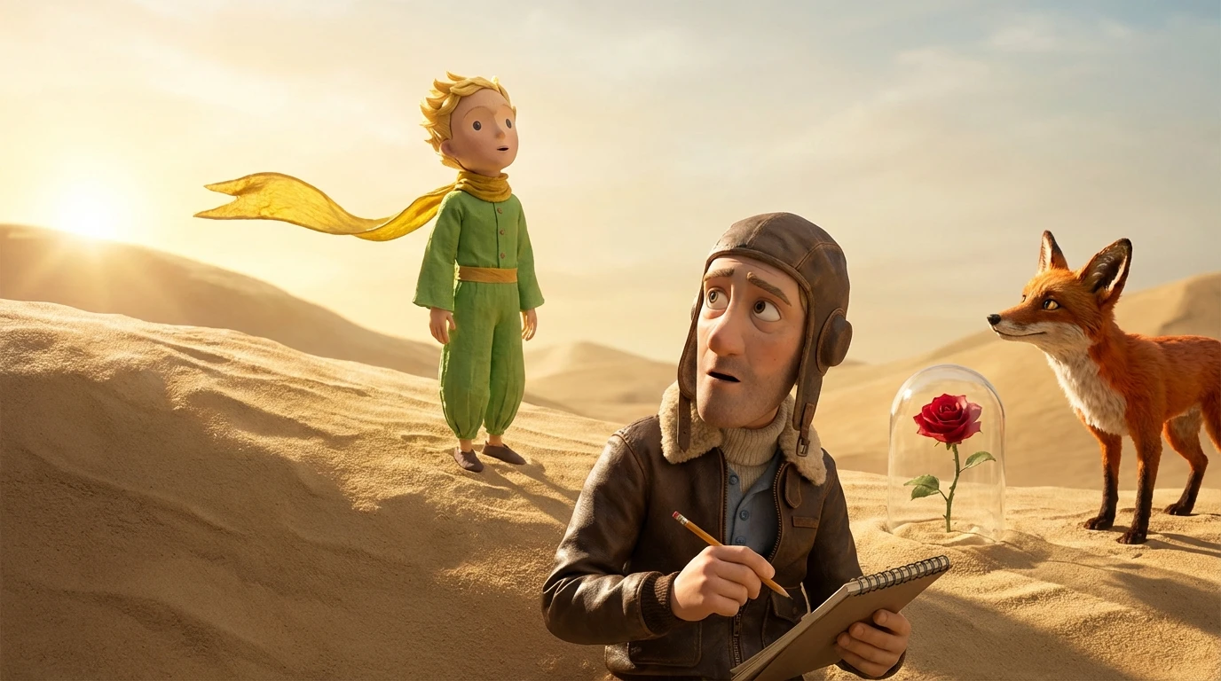 The Little Prince - Scene 2: At dawn, a small and ethereal voice woke me up. 'Please... draw…