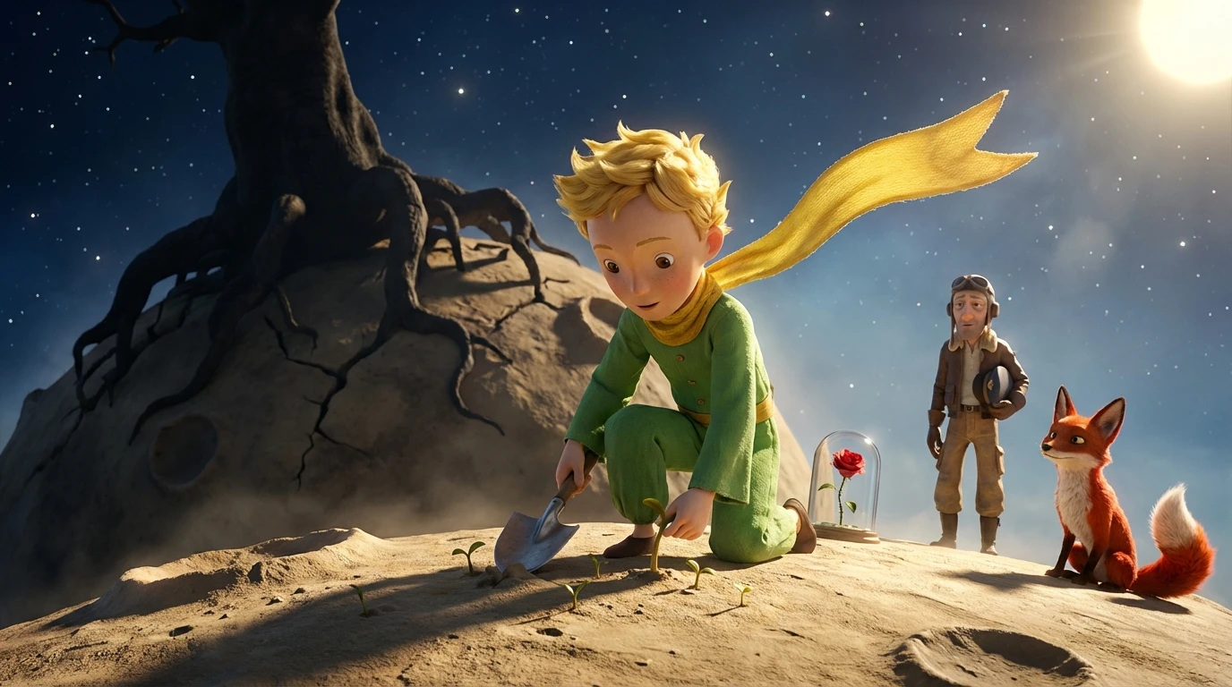 The Little Prince - Scene 5: But even a small paradise has its shadows. The Prince told me…