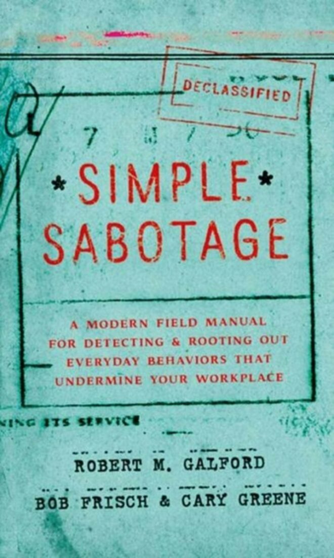 Simple sabotage