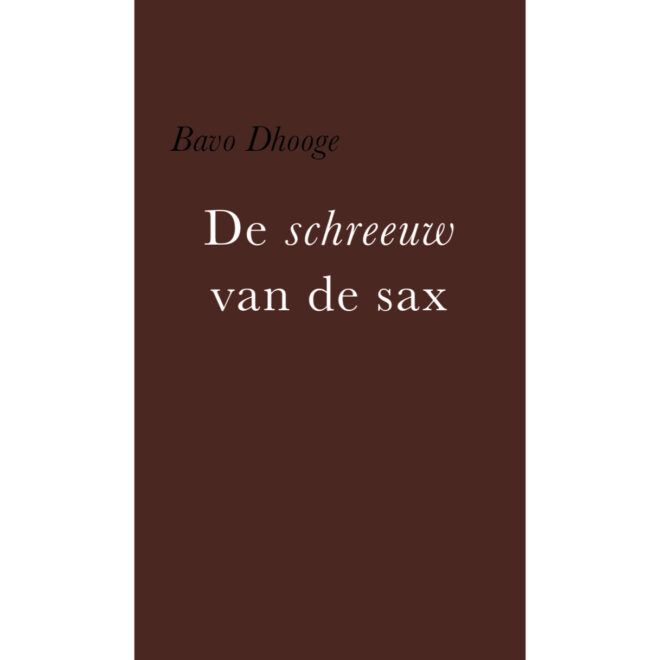 De schreeuw van de sax