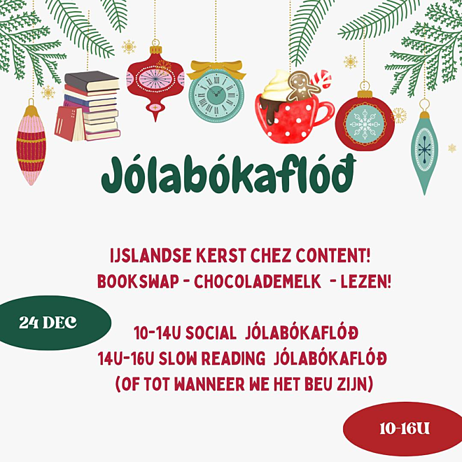 Jólabókaflóð Chez Content (Icelandic Christmas)