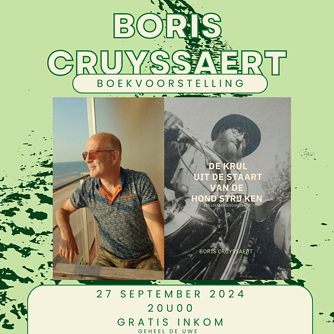 Boekvoorstelling Boris Cruyssaert