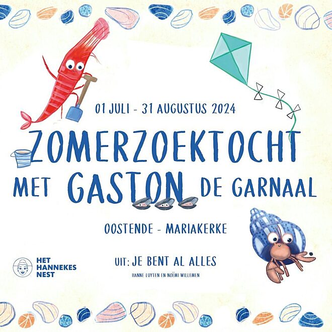 Zomerzoektocht met Gaston de garnaal