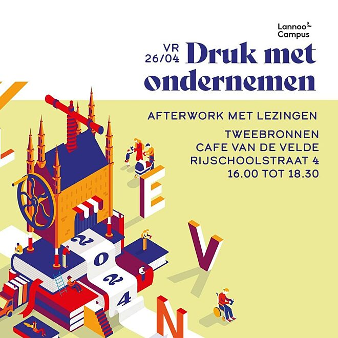 Druk met ondernemen: lezing met afterwork