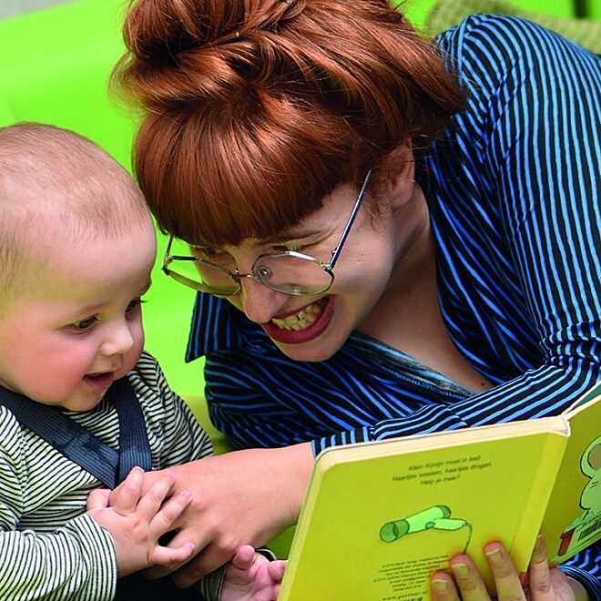 Boekstart-dag 2024 in bibliotheek Permeke