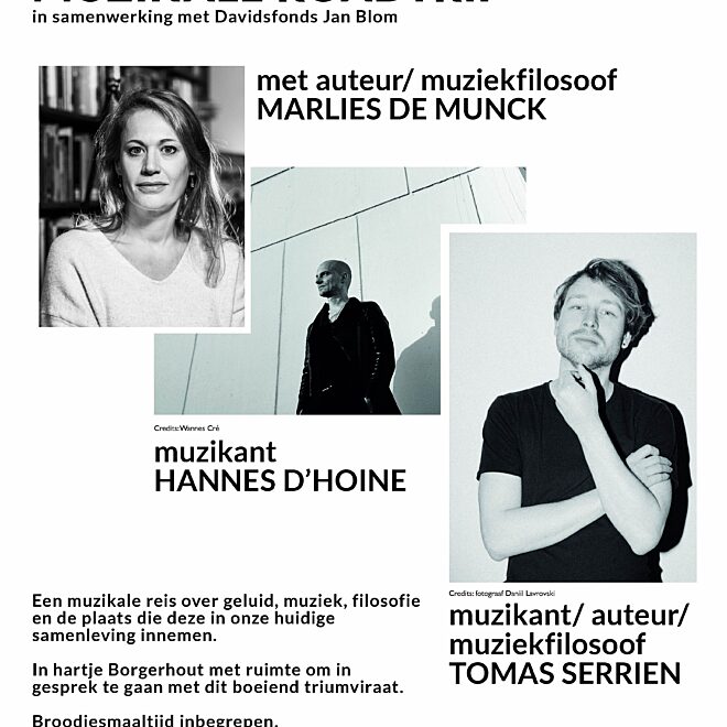 Toast Literair met Marlies De Munck, Tomas Serrien en Hannes D'Hoine