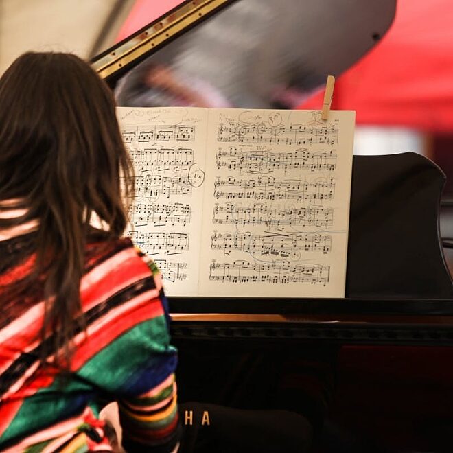 Pianomarathon op het Strip- en Boekenplein in Antwerpen