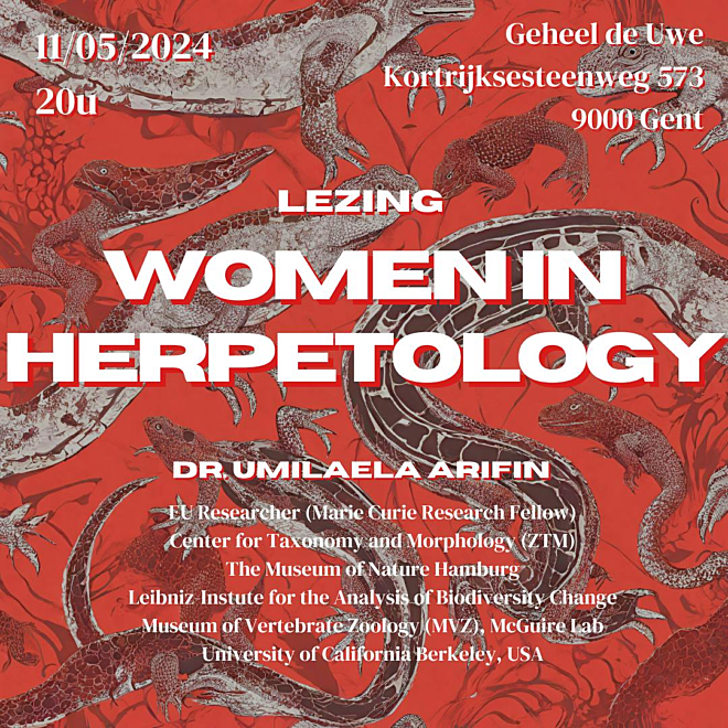 Women in Herpetology - lezing dr. Umilaela Arifin