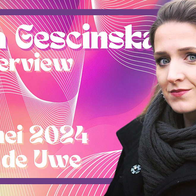 Alicja Gescinska - live interview in Geheel de Uwe