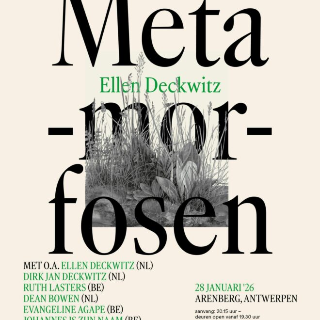 Startshow Poëzieweek 2026: Metamorfosen