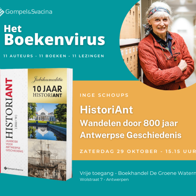 Het Boekenvirus - Inge Schoups: Wandelen door 800 jaar Antwerpse geschiedenis