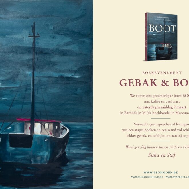 Boekevenement GEBAK & BOOT