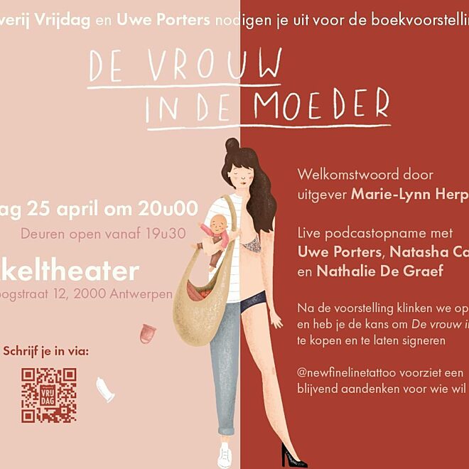 Boekvoorstelling De vrouw in de moeder - Uwe Porters