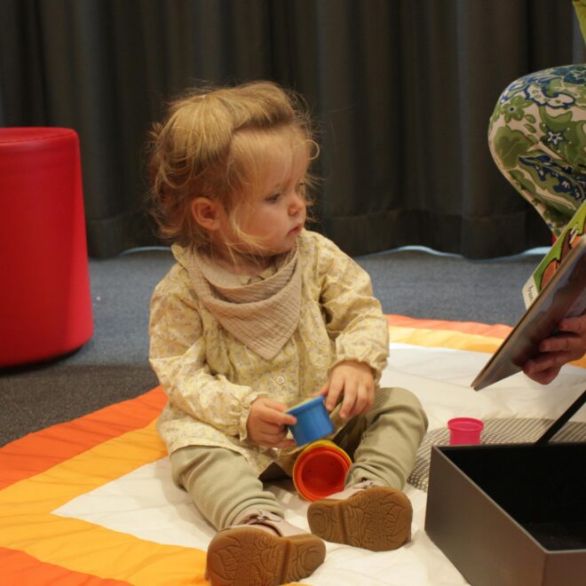 Boekstart - Baby's en peuters in de bib
