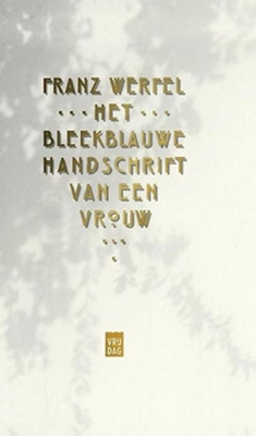 Bleekblauwe handschrift